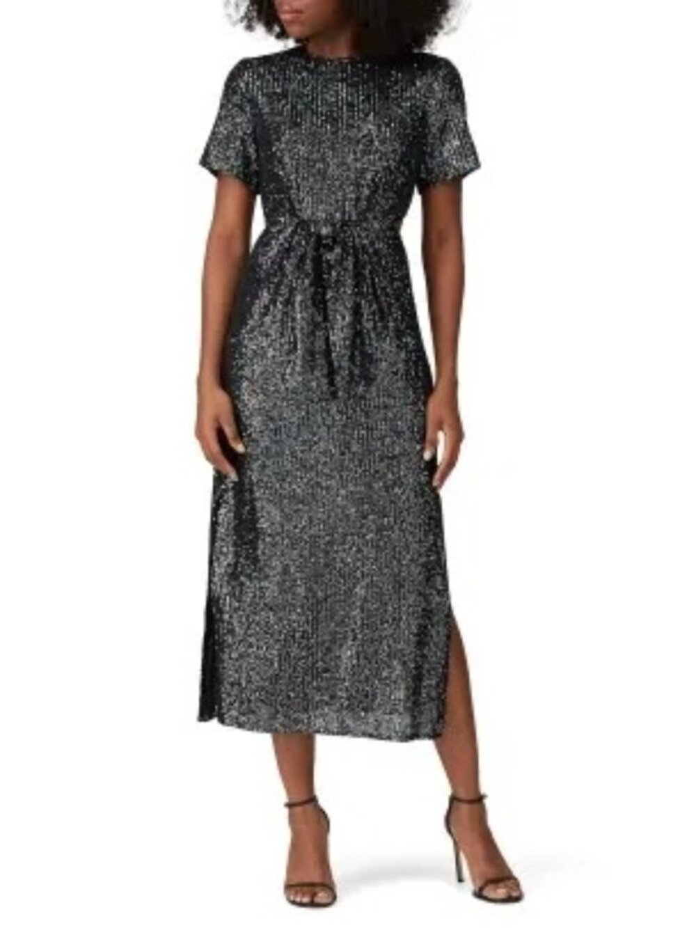 R-55. C/MEO COLLECTIVE Lustre Midi Dress
